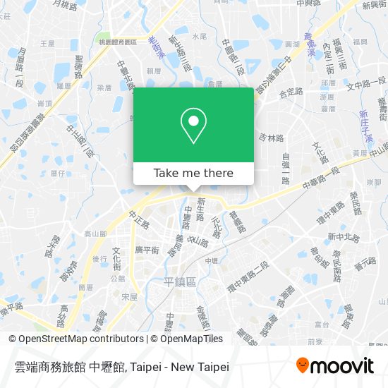 雲端商務旅館 中壢館 map
