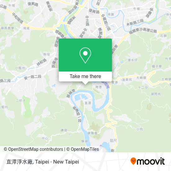 直潭淨水廠地圖