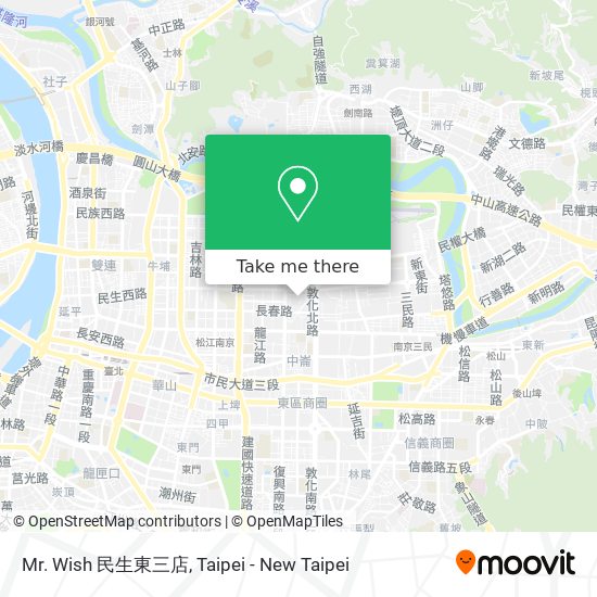 Mr. Wish 民生東三店 map