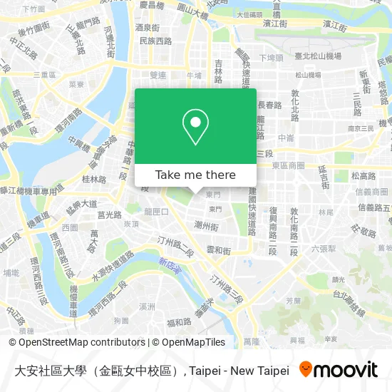 大安社區大學（金甌女中校區） map