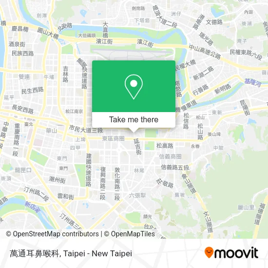 萬通耳鼻喉科地圖
