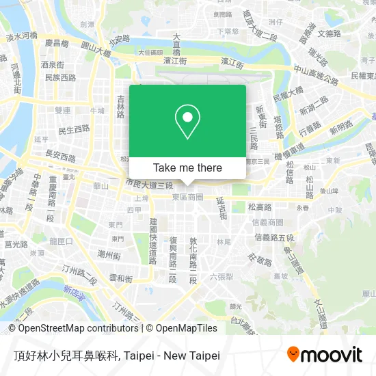 頂好林小兒耳鼻喉科地圖