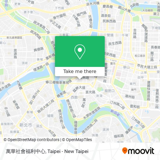 萬華社會福利中心 map
