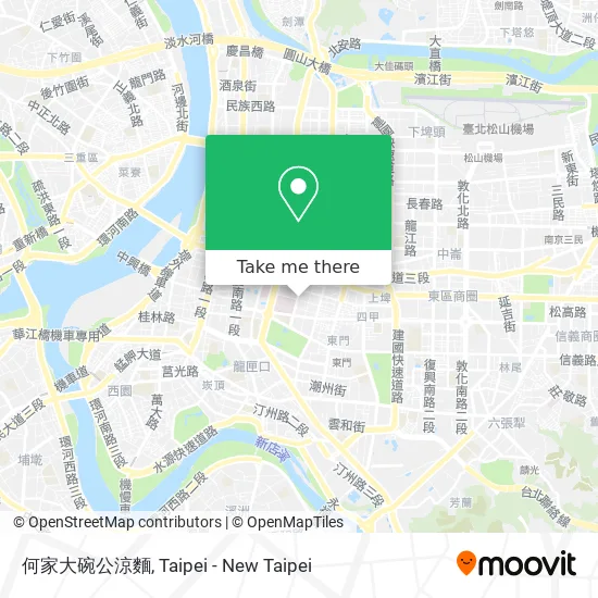 何家大碗公涼麵 map