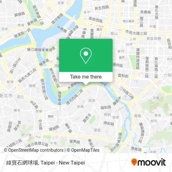 綠寶石網球場地圖