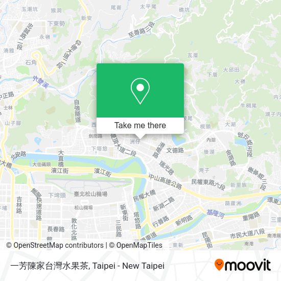 一芳陳家台灣水果茶地圖