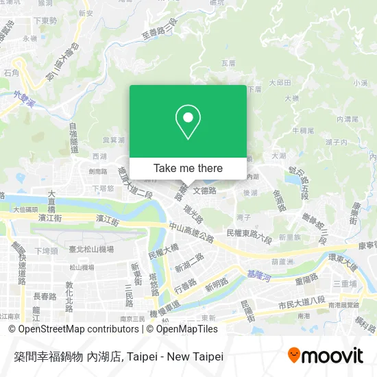 築間幸福鍋物 內湖店 map