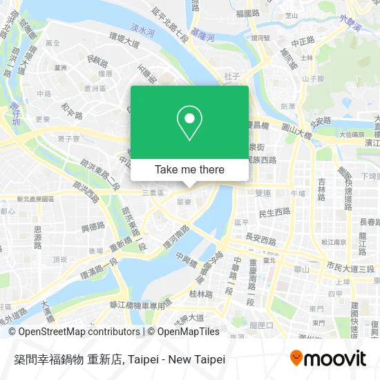築間幸福鍋物 重新店 map