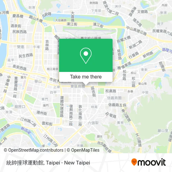 統帥撞球運動館地圖
