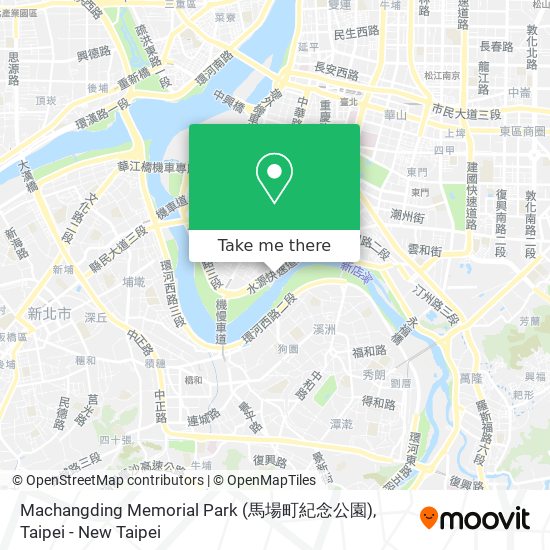 Machangding Memorial Park (馬場町紀念公園) map