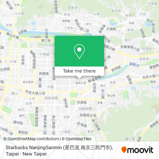 Starbucks NanjingSanmin (星巴克 南京三民門市) map