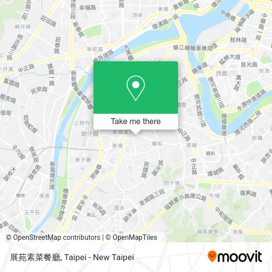 展苑素菜餐廳 map