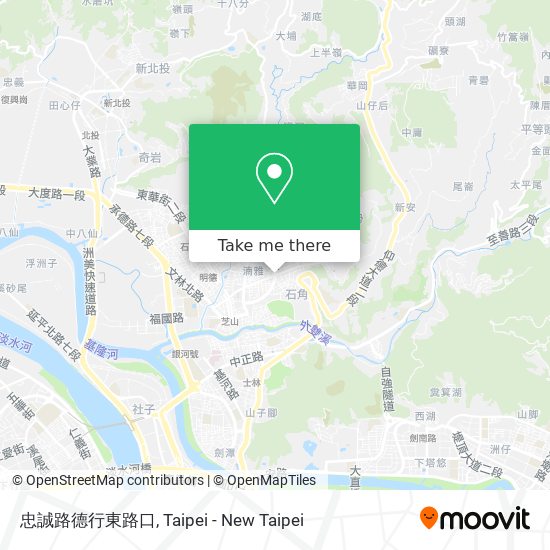 忠誠路德行東路口地圖