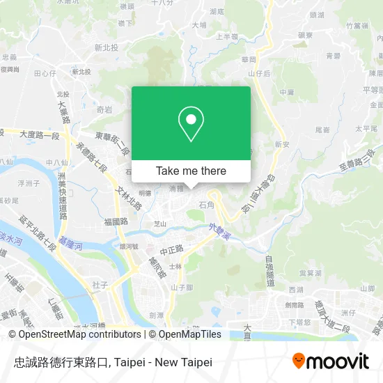 忠誠路德行東路口地圖