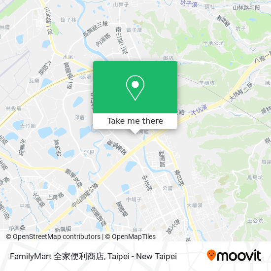 FamilyMart 全家便利商店 map