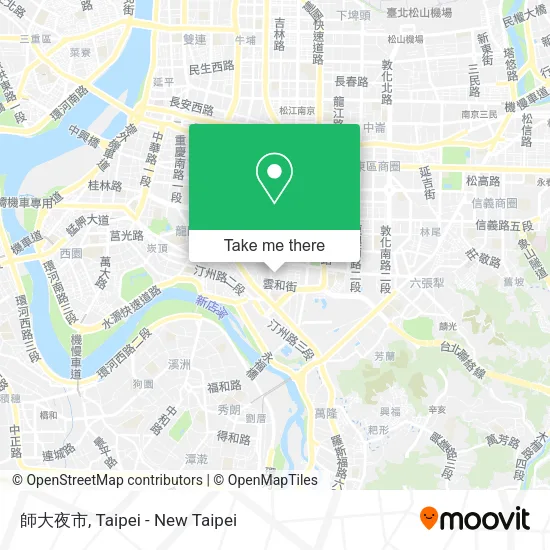 師大夜市 map