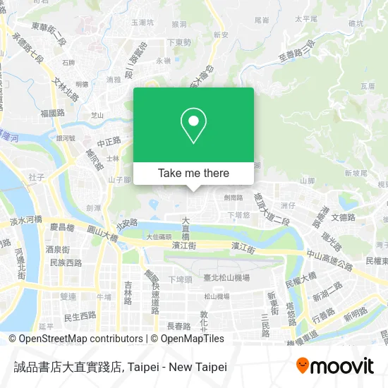 誠品書店大直實踐店 map