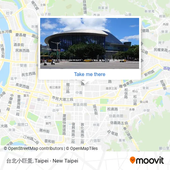 台北小巨蛋 map