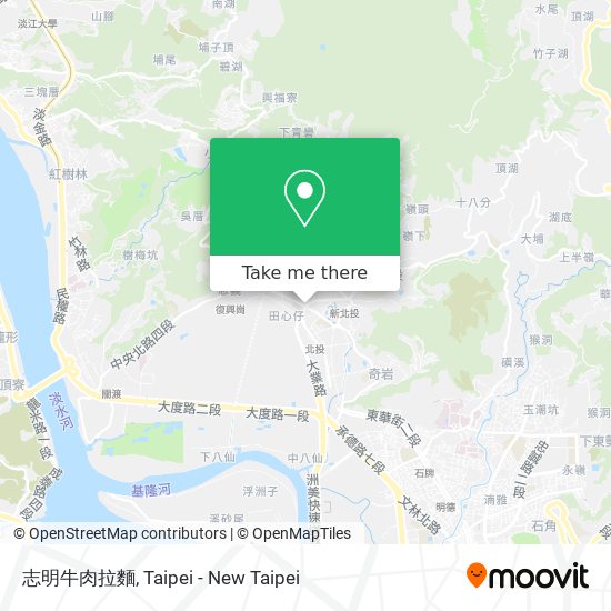 志明牛肉拉麵 map