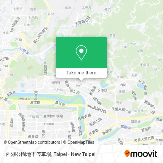 西湖公園地下停車場 map
