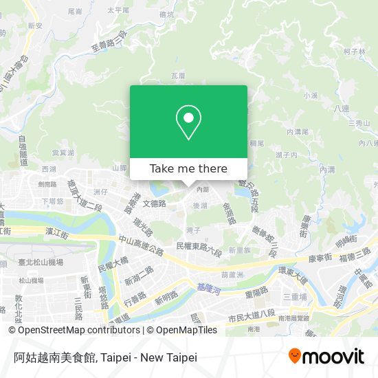 阿姑越南美食館 map