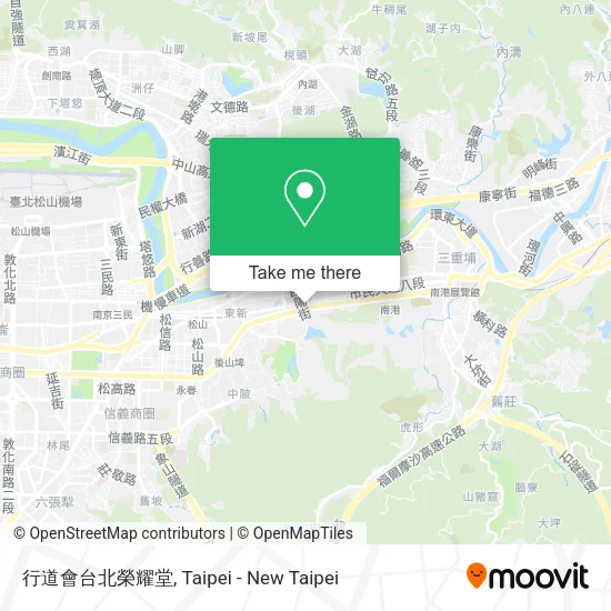 行道會台北榮耀堂地圖