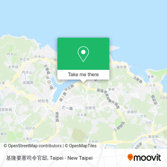 基隆要塞司令官邸地圖