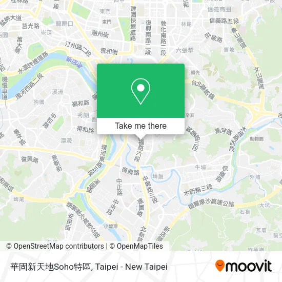 華固新天地Soho特區地圖