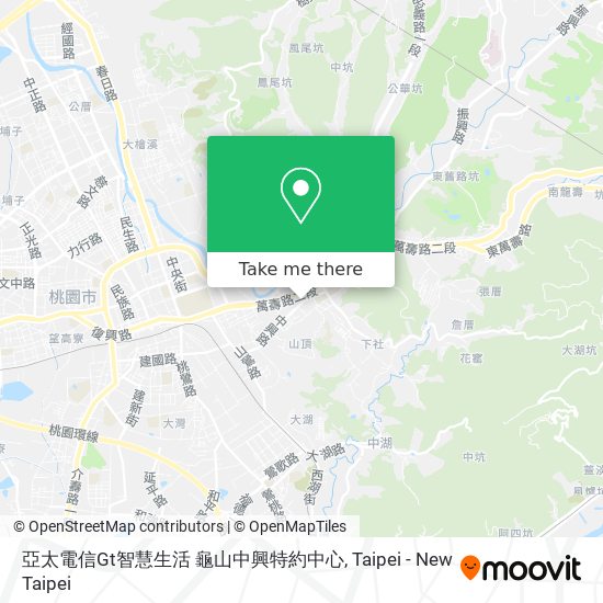亞太電信Gt智慧生活 龜山中興特約中心 map