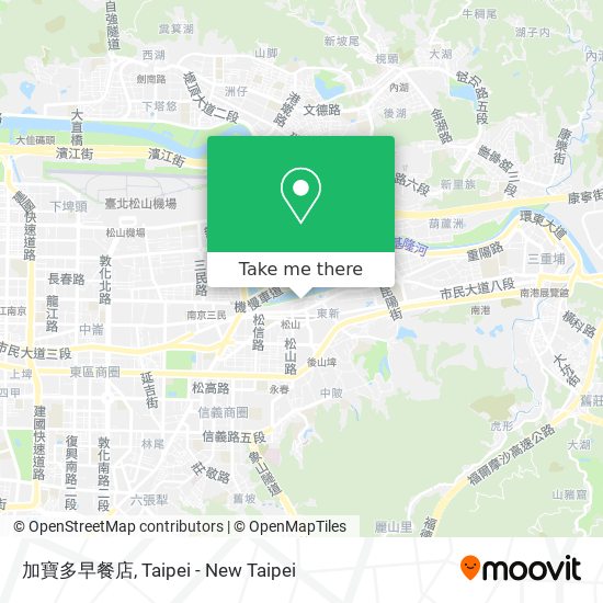 加寶多早餐店 map