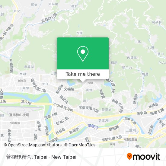 普觀靜精舍地圖