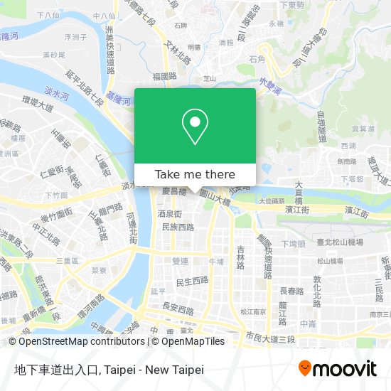 地下車道出入口 map