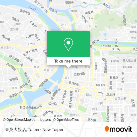 東吳大飯店 map