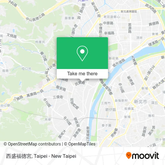 西盛福德宮地圖