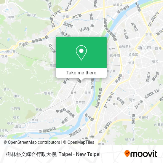 樹林藝文綜合行政大樓地圖