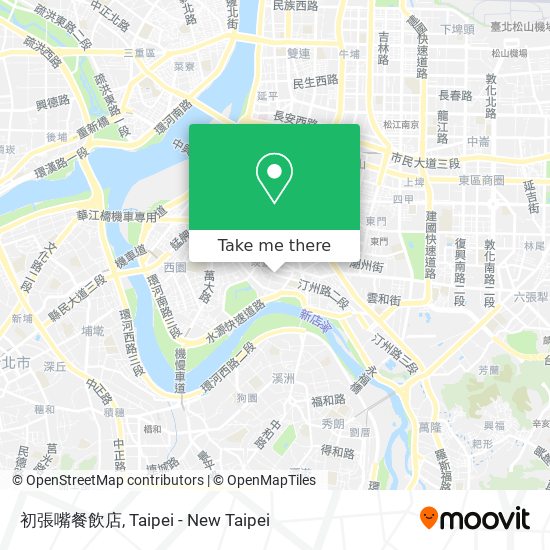 初張嘴餐飲店 map