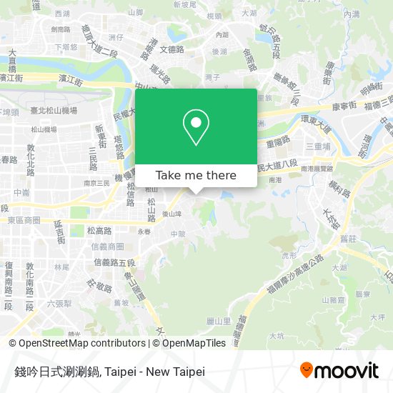 錢吟日式涮涮鍋 map