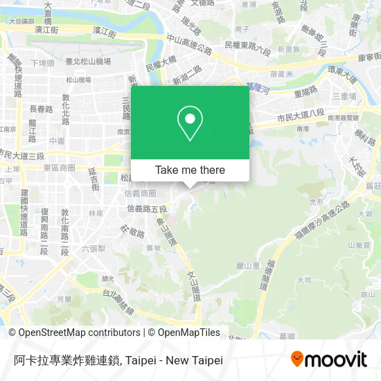 阿卡拉專業炸雞連鎖地圖