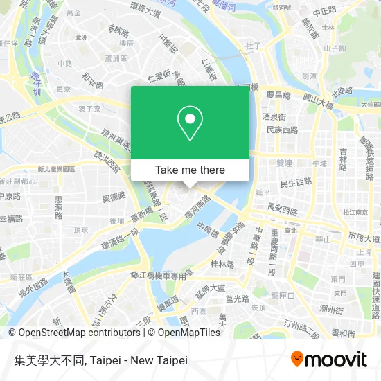 集美學大不同 map