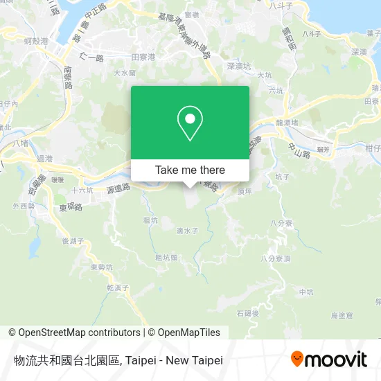 物流共和國台北園區地圖