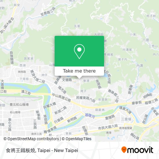 食將王鐵板燒 map