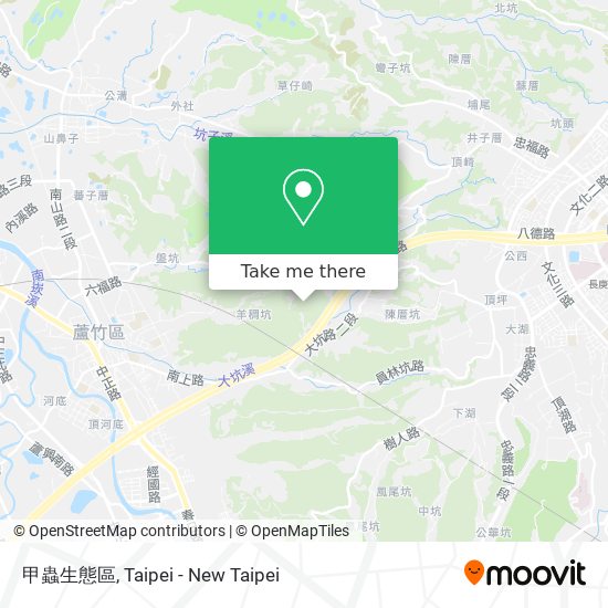 甲蟲生態區 map