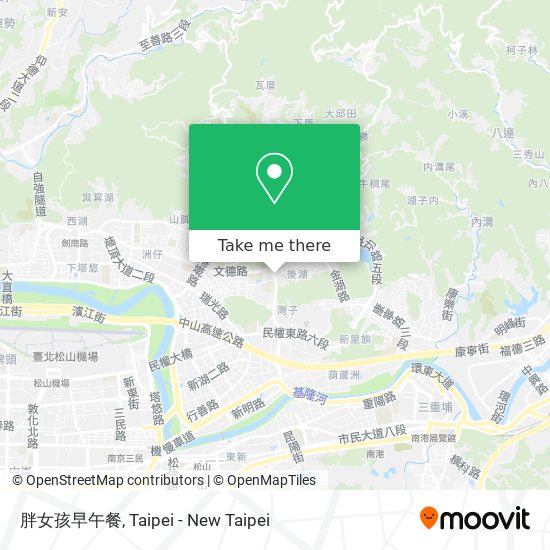 胖女孩早午餐 map