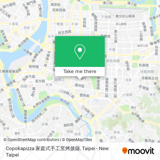 Copokapizza 家庭式手工窯烤披薩 map