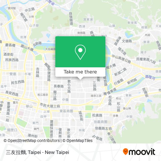 三友拉麵 map