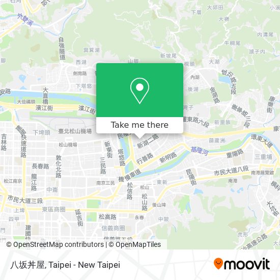 八坂丼屋 map