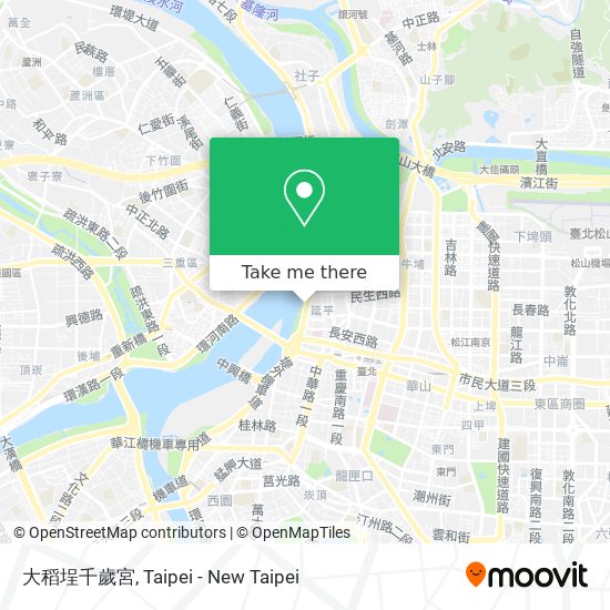 大稻埕千歲宮地圖