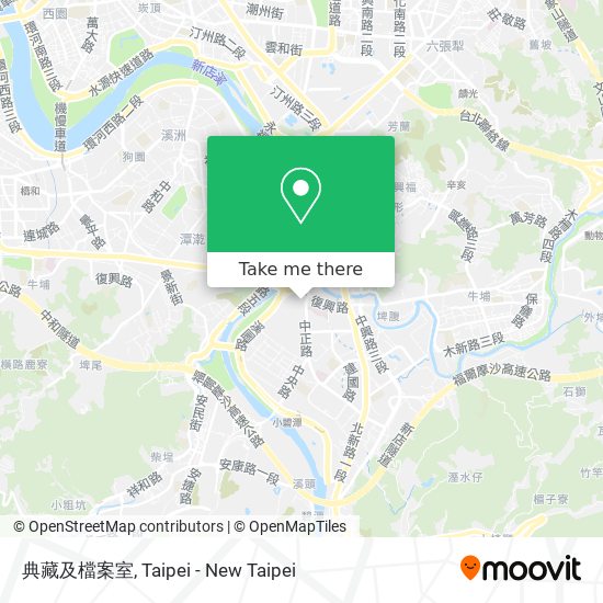 典藏及檔案室 map
