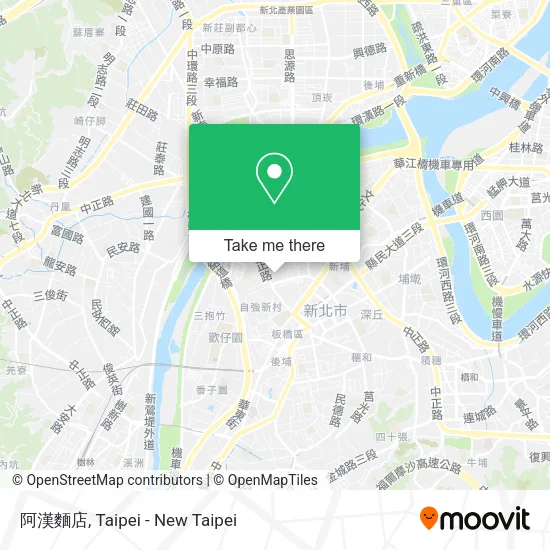 阿漢麵店 map