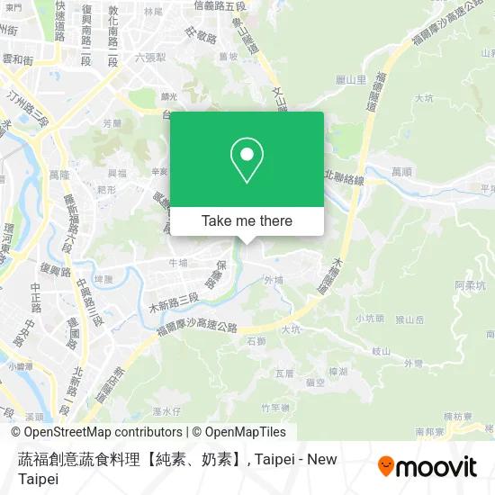 蔬福創意蔬食料理【純素、奶素】地圖